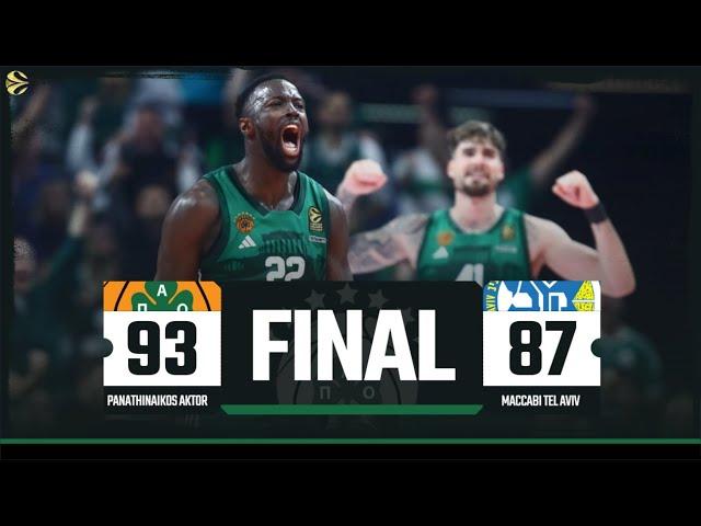 Panathinaikos - Maccabi 93-87 | Euroleague R9 Highlights | 12.11.2024