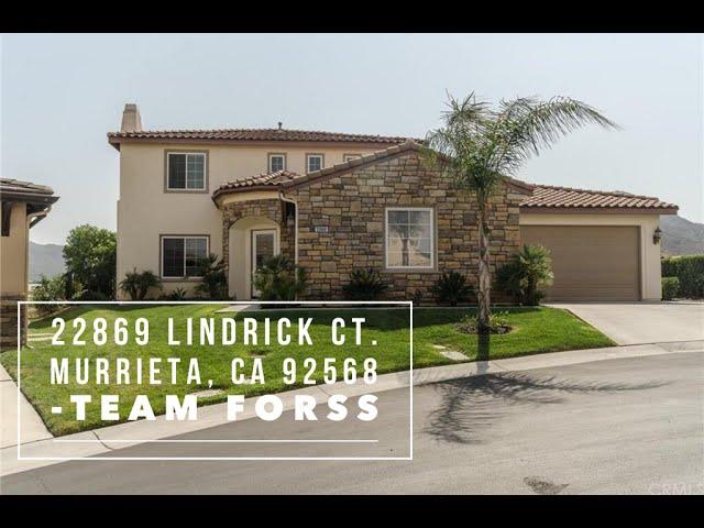 Temecula Valley Real Estate: 22869 Lindrick Ct, Murrieta, CA 92562