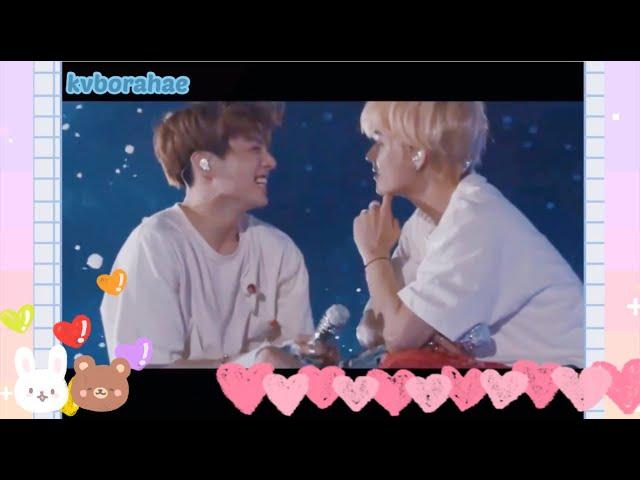 [정국&뷔] Taekook /vkook happy moment 정국이랑 태형이의 행복하게 만드는 웃음