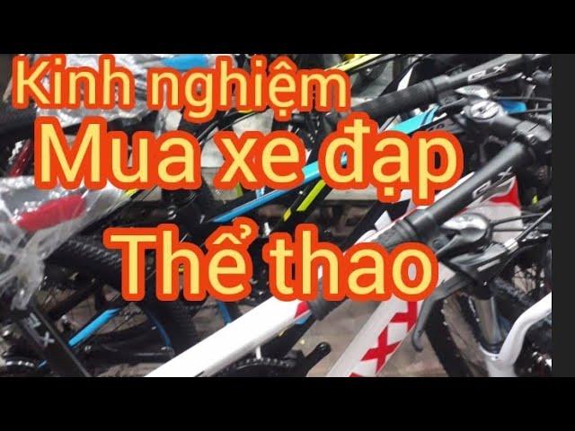 Khi đi mua xe đạp thể thao cần lưu ý..