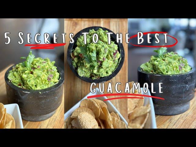 5 Secrets to the Best Guacamole | Creamy Full of Flavor | Healthy Fats Plus Fiber