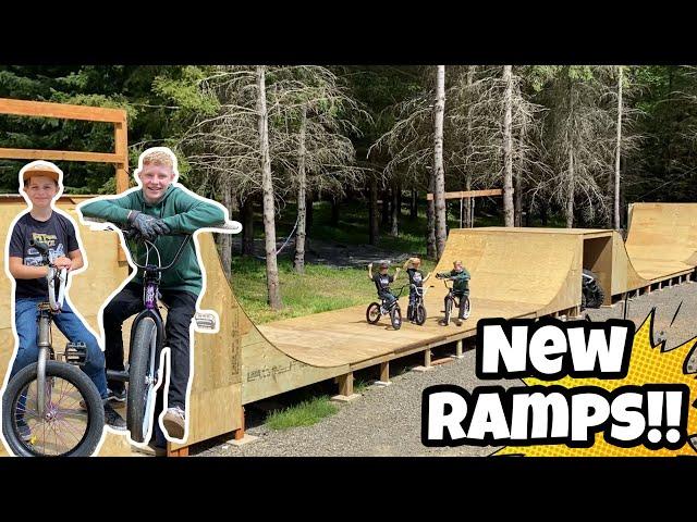 Ryken’s NEW Backyard Ramps!!