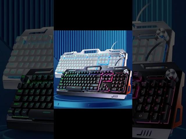 V2 E sports Gaming Wired Keyboard with Hair Light  #youtubeshorts #shorts #keyboard #gamingdesk