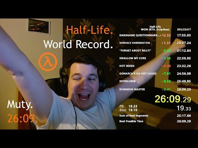 Half-Life Speedrun in 26:09[Former World Record]