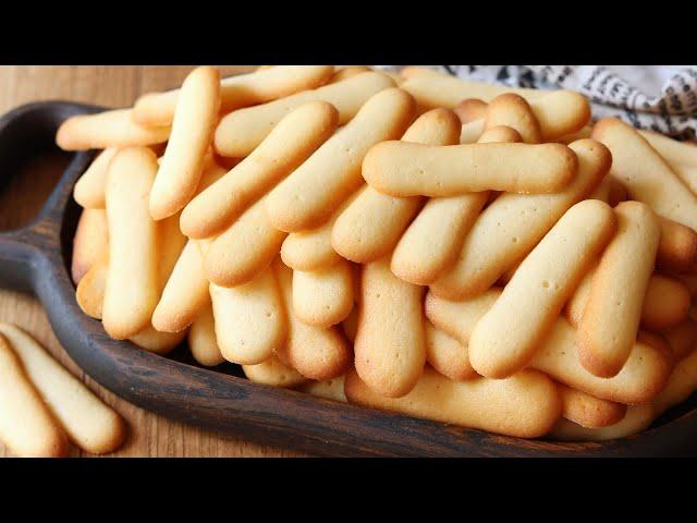 Cat tongue cookies. Light, weightless, delicious cookies. Simple cookie recipe.