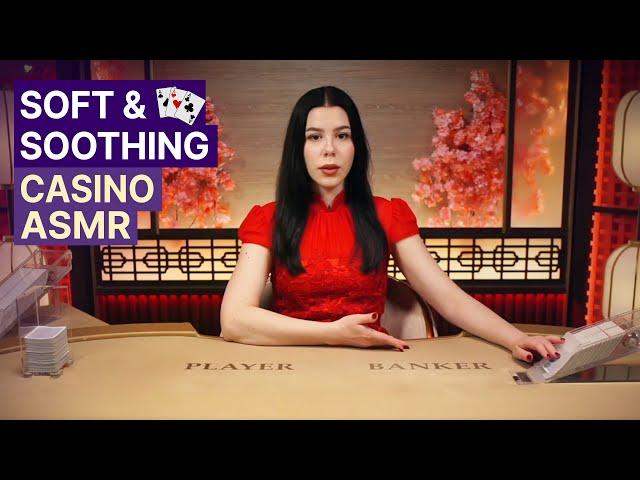 Unintentional ASMR Casino | VERY Soft & Soothing Baccarat