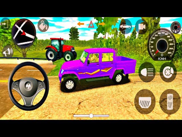 3D Car Simulator Game | Mahindra Bolero Pickup | Driving in Indian Car game