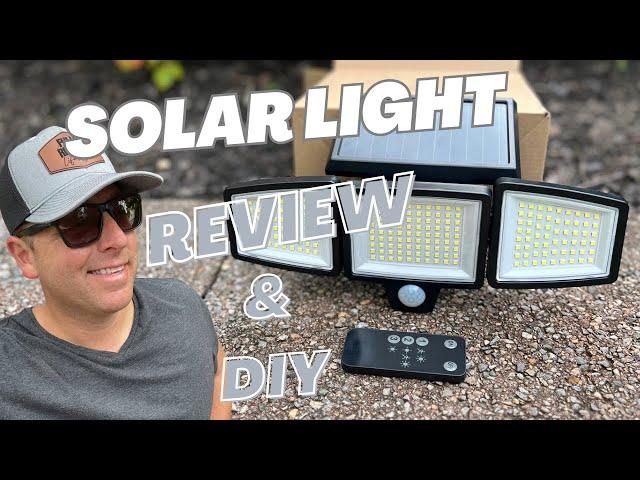 Ultimate Solar Light Review: Tuffenough Solar Outdoor Lights 2500LM | Installation Guild