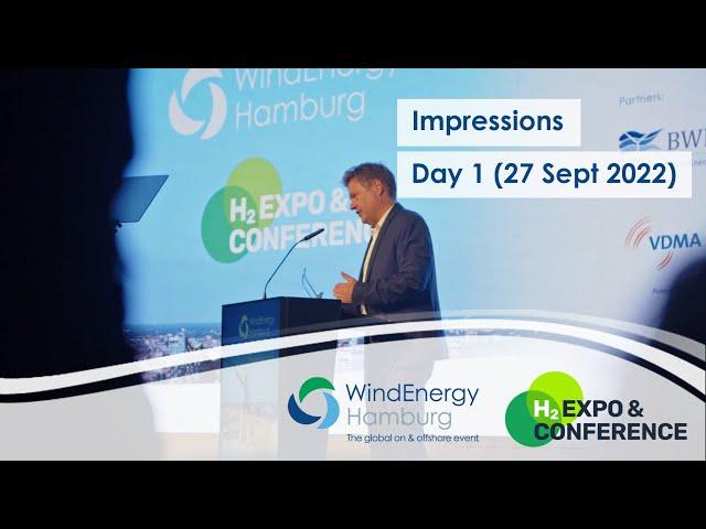 WindEnergy Hamburg 2022: First day of the global on & offshore event