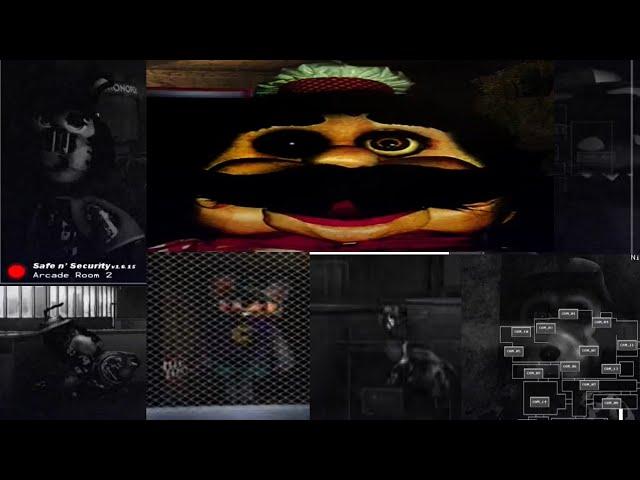 five nights at chuck e cheese revived nights 1-6 + ending + extras