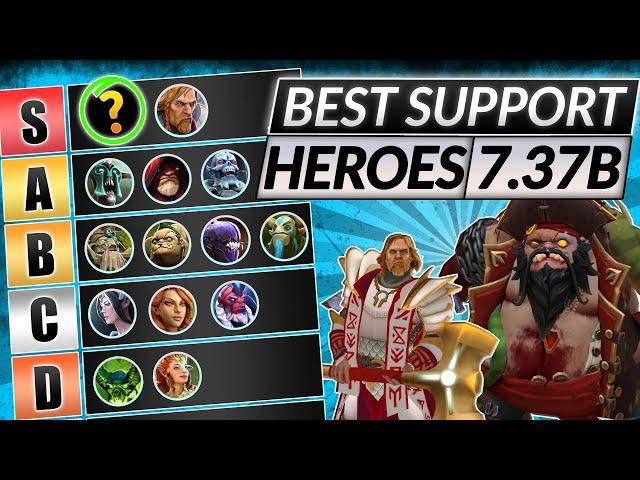 NEW SUPPORT TIER LIST Patch 7.37b - Best Position 5 Heroes RANKED - Dota 2 Guide