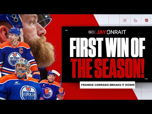 What changed for Oilers in first win of season?