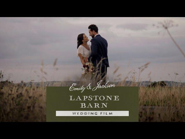 Lapstone Barn | Emily & Jackson's wedding Highlights 2021 | Wedding videographer Cotswolds