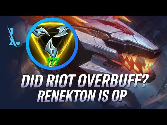 DID RIOT OVERBUFF RENEKTON?! BROKEN MID & TOP LANER! RENEKTON GAMEPLAY | RiftGuides | WildRift