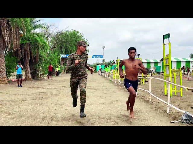 2nd file 1600 meter army bharti runing #indianarmy #army #viral #viralvideo #pda