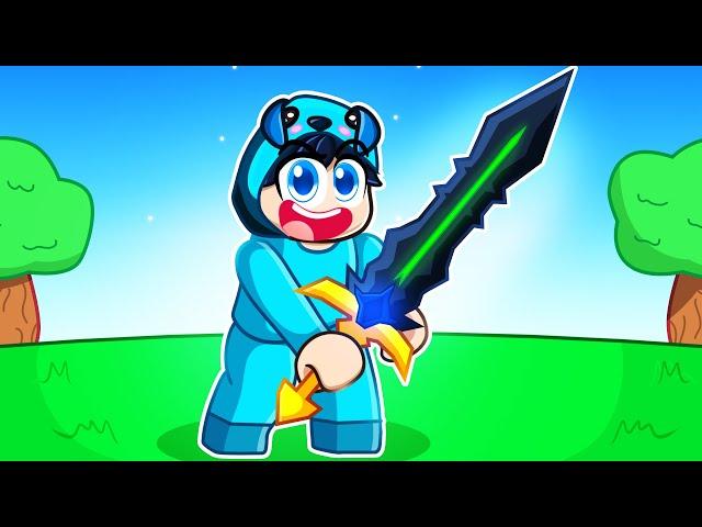 I Swung 100,000 Times In Roblox Anime SWORD Simulator! With Crazy Fan Girl!