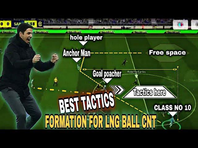 Best Tactics"Formation For_Long Ball Counter #efootball