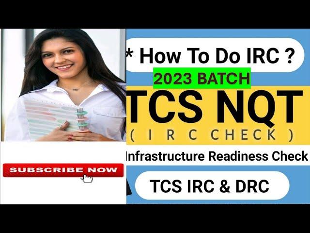 TCS NQT 2023 IRC TEST | STEP BY STEP PROCEDURE | LIVE DEMO |MUST WATCH THIS VIDEO| PLACEOPEDIA