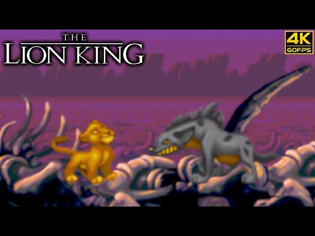 The Lion King Longplay (SNES) [4K/Upscaled/60FPS]