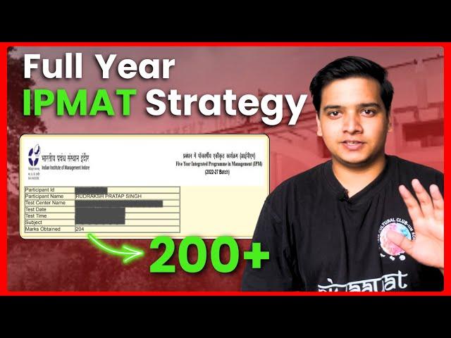 IPMAT 2025 Preparation Strategy | Crack IPMAT 2025/26 in *FIRST ATTEMPT*