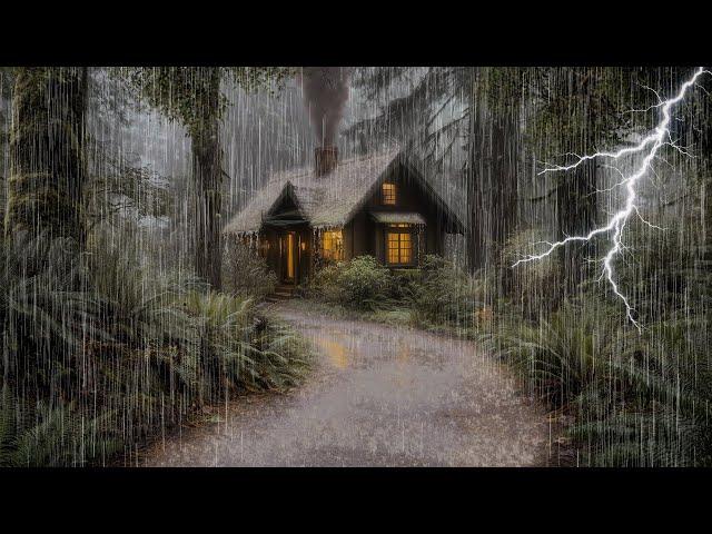 HEAVY RAIN AND THUNDER SOUNDS - DEEP SLEEP | Thunderstorm for Sleeping - Rain Sound Comfort #2