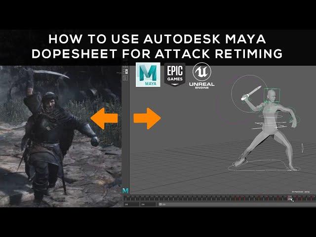 How to Retime Animations Quickly & Efficiently | Autodesk Maya Dope sheet & Timeline Workflow | UE5