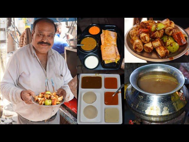 PINK Masala Dosa, Sardar Ji की Current Chaat, Idli Sambar & More || Rohtak Street Food