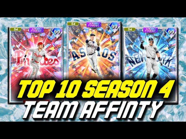 TOP 10 Season 4 FINEST Team Affinity - MLB The Show 24 Diamond Dynasty