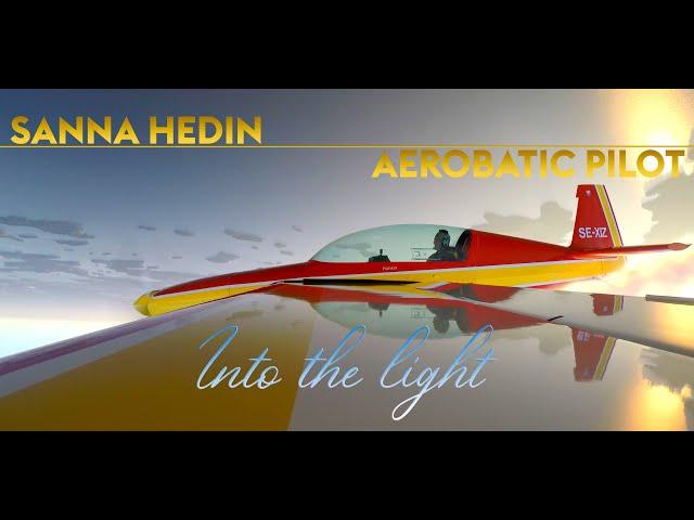 Aerobatic pilot Sanna Hedin - Into the light (music video).