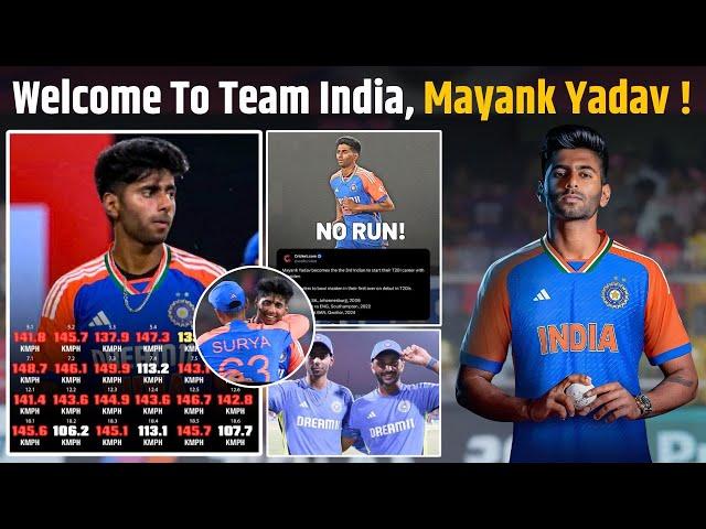 IND vs BAN: Mayank Yadav finishes with 4-0-21-1 on his T20I Debut !