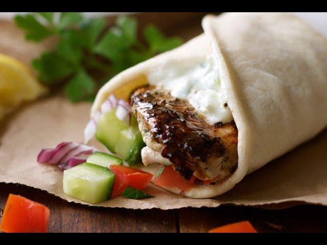 Greek Chicken Gyros