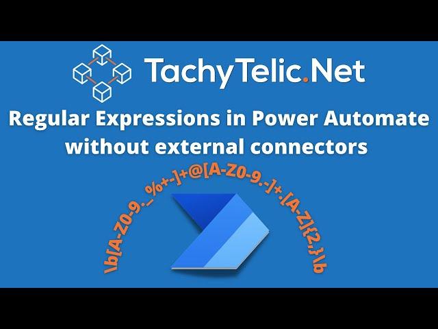 How to perform Regular Expression Searches and Substitutions in Power Automate