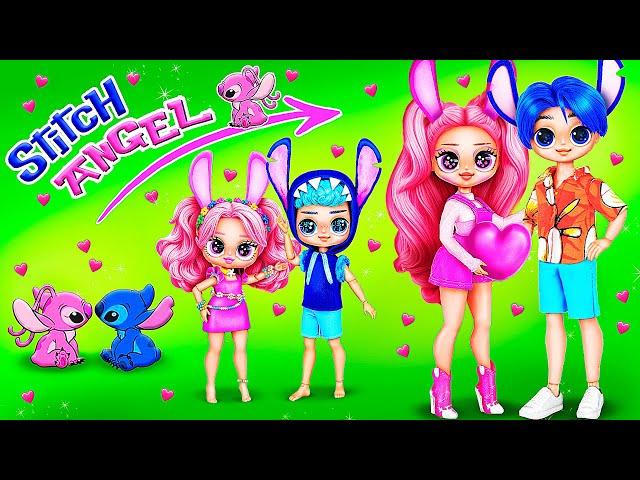 Lilo & Stitch: Angel Growing Up! LOL OMG DIYs