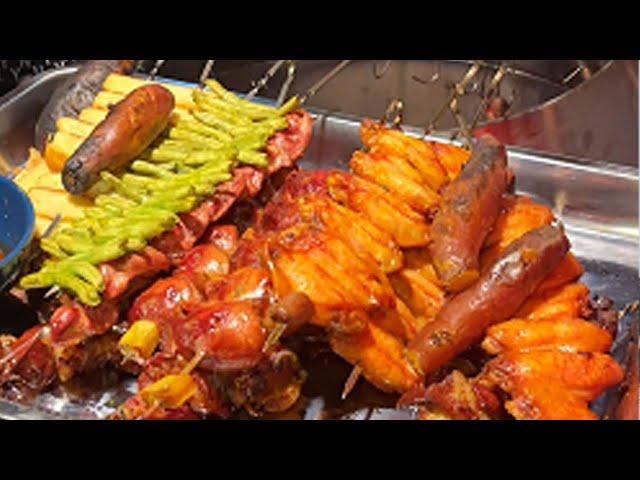 If you don’t eat big skewers at the barbecue, what’s the point of living! #GouSong #food #creative