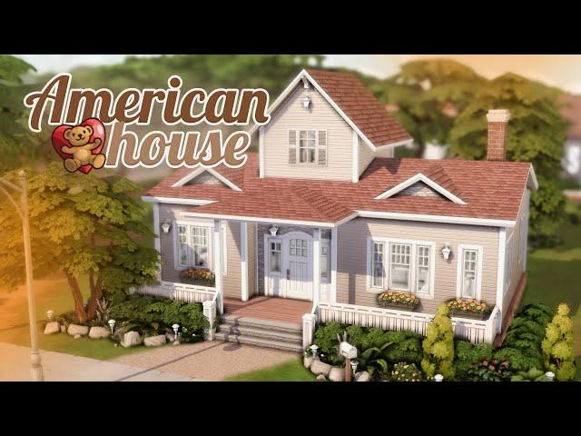 Американский Дом | American House | SpeedBuild No CC | The Sims 4 | Симс 4