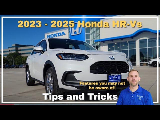 2023 2024 2025 Honda HR-V Tips and Tricks | Hidden Features that the salesperson may forget to share