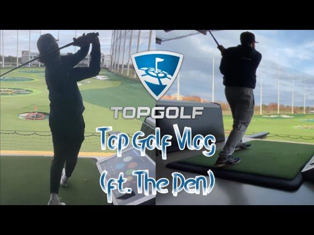 Mashing Golf Balls at Top Golf Loudoun Vlog | (ft. The Den) @TheDen__