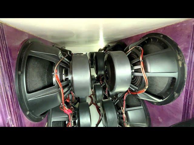 120,000 WATTS ON 12 18" SUBWOOFERS!!!