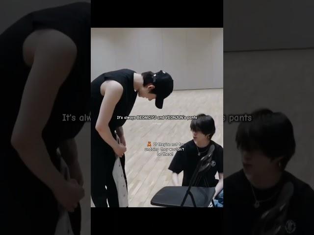 yeonjun pants makes beomgyu curious always  ©®heal1inggg