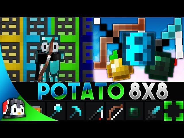 Potato Pack [8x] FPS Boost MCPE PvP Texture Pack (FPS Friendly)