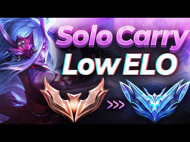 How to EASILY SOLO CARRY with Katarina in Low ELO | Bronze to Diamond #2