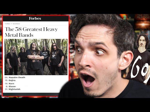 FORBES Top Metal Bands List is actually GOOD?!