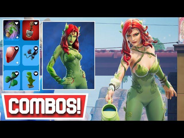 BEST POISON IVY SKIN COMBOS! | Fortnite