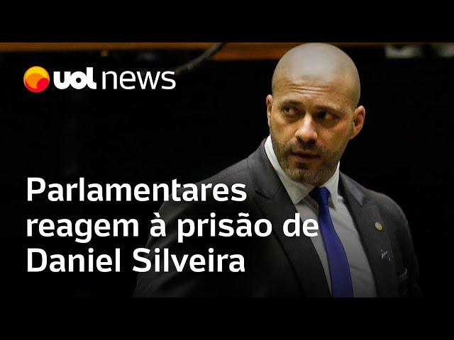 Flávio Bolsonaro, Rogério Correia e mais parlamentares reagem à prisão de Daniel Silveira