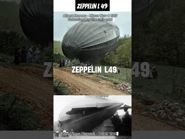 German Navy Zeppelin L 49 (LZ 96) was forced to land at Bourbonne-les-Baines #OTD Oct 19 1917