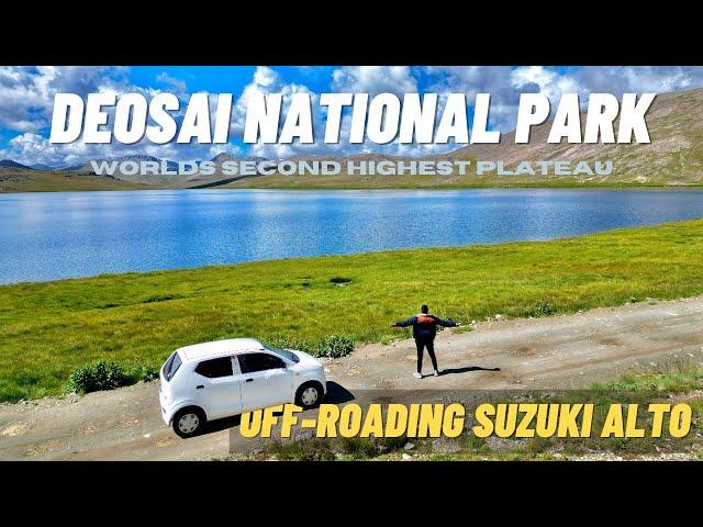 DEOSAI NATIONAL PARK ON SUZUKI ALTO | SHEOSAR LAKE | COMPLETE ROAD GUIDE #deosaiplains #sheosarlake