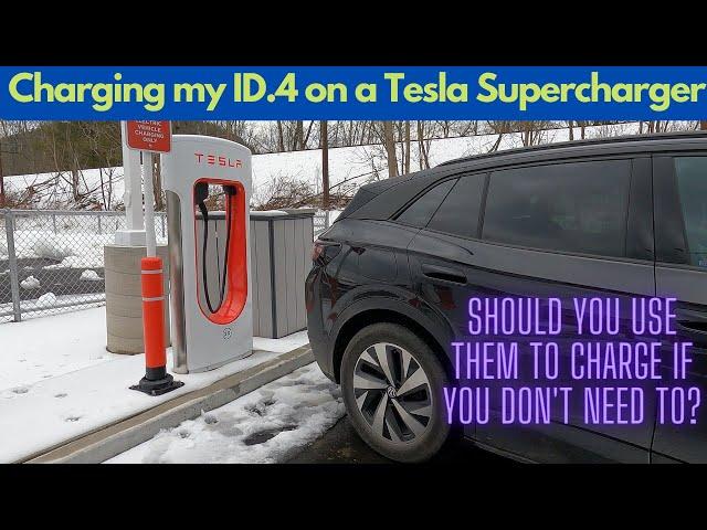 Is It Worth It To Charge A Non-Tesla On A Tesla Supercharger? Watch To Find Out!