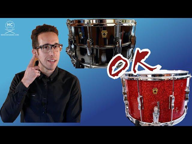 Can you hear the difference between a wood and metal snare drum?