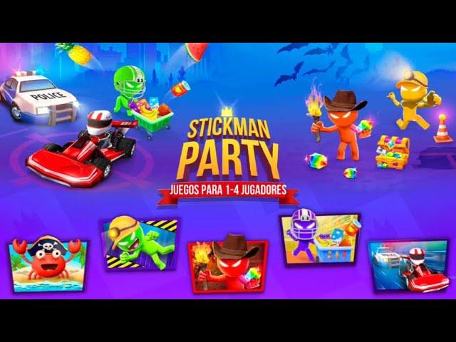 Stickman Party NEW UPDATE 2024 - New Minigames / New Hats UNLOCKED ( android / ios )