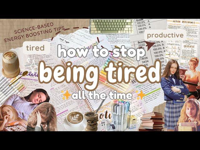 How to study after school when TIRED study tips, energy hacks, study motivation